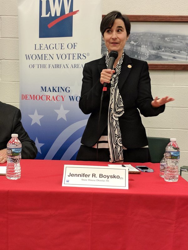 Delegate Jennifer Boysko, 86th district, incumbent and Democratic candidate