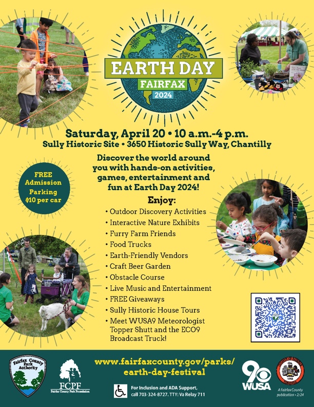 Earth Day at the Sully Historical Site